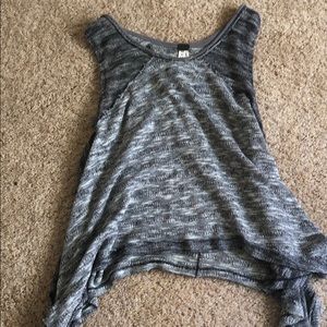 Grey free people tank top